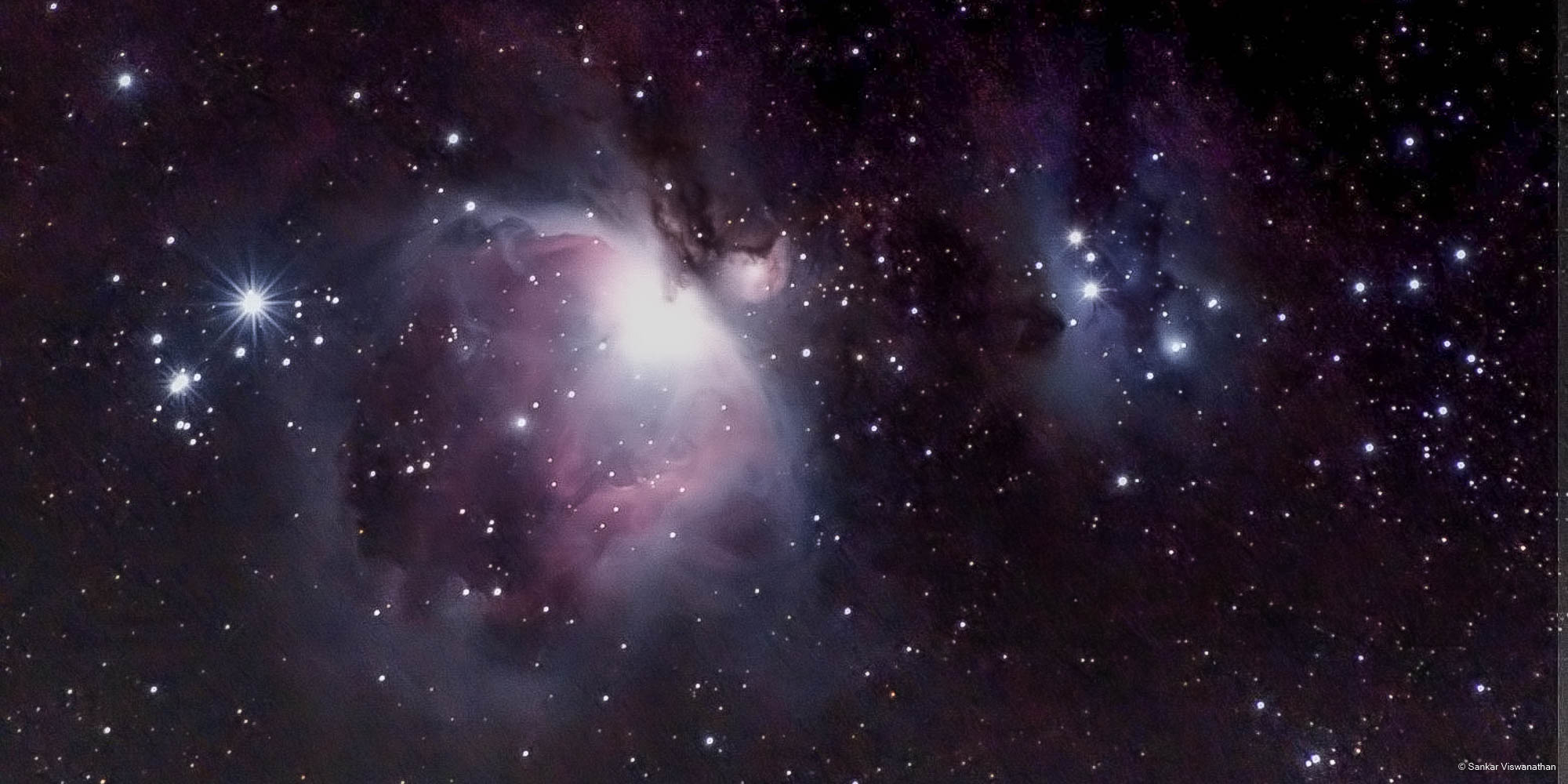 Orion and Running Man Nebulae